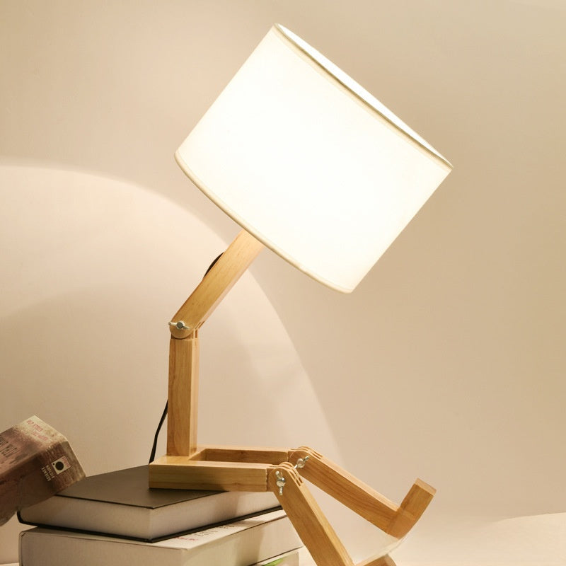 Lampara con diseño, soporte, luz tricolor calida y fria