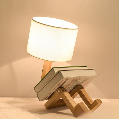 Lampara con diseño, soporte, luz tricolor calida y fria