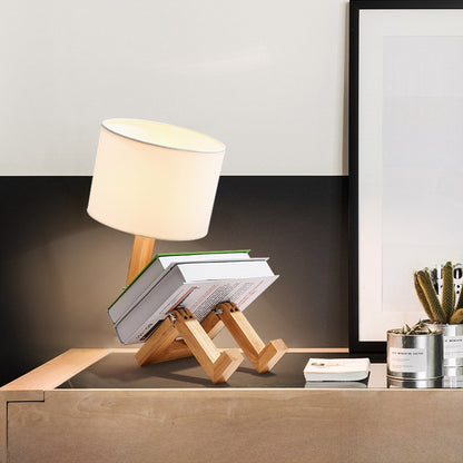 Lampara con diseño, soporte, luz tricolor calida y fria